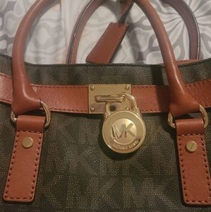 Michael kors brown and black purse
